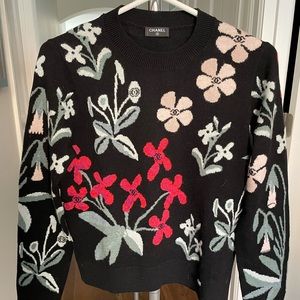 Flower Chanel Sweater European size 38